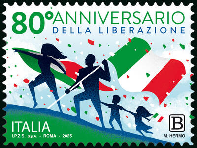 Poste Italiane emette un francobollo celebrativo della liberazione nell’80° anniversario