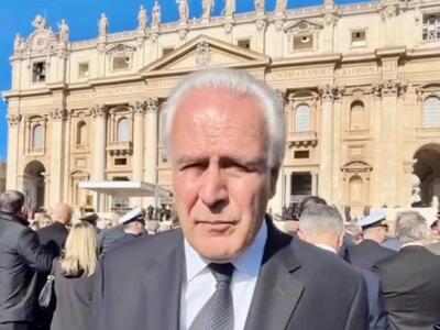 Giani ai funerali di Papa Francesco: “Ha segnato la storia dell’umanità”