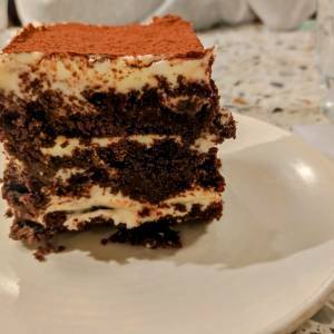 Guinness tiramisù, Ristorante Il Pastaio (Soho)