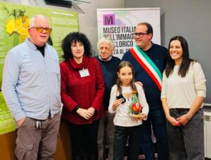 Il momento della premiazione di Rebecca Marovelli