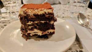 Guinness tiramisù, Ristorante Il Pastaio (Soho)