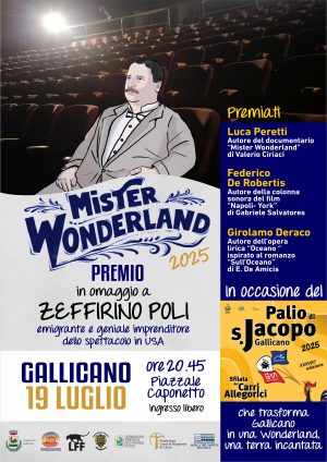 Locandina Premio Mister Wonderland