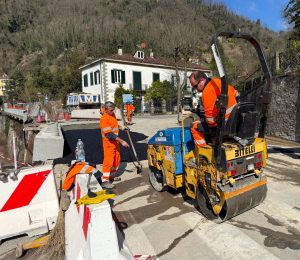 Lavori sp 18 Ponte a Serraglio (asfalti)