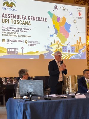 UPI TOSCANA 21.5.26 - il presidente Pierucci