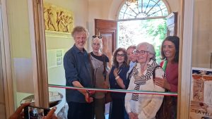 La felice magia @Fondazione Ricci Barga - famiglia Hunt e autorità al taglio nastro