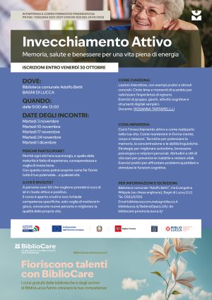 11 - BAGNI DI LUCCA - INVECCHIAMENTO ATTIVO